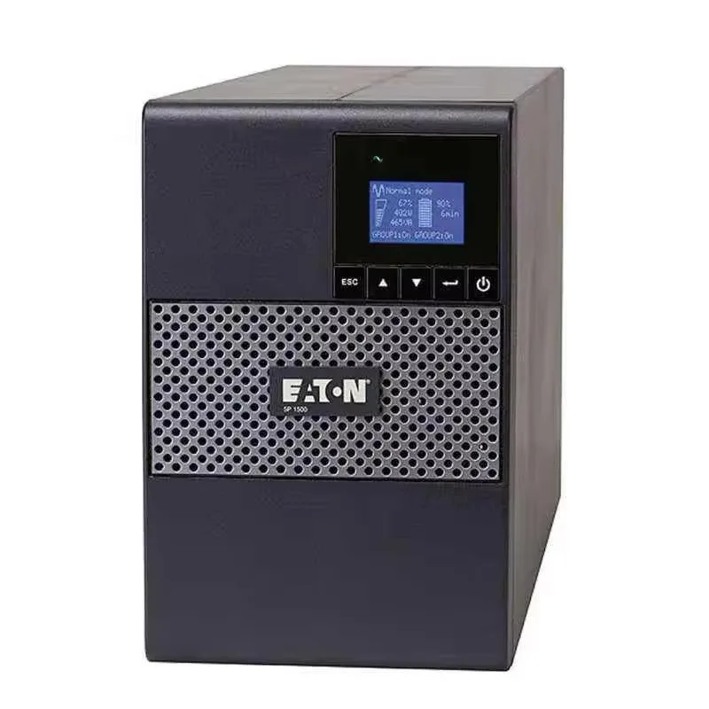UPS 1KVA900W Online Tower Voltage Regulator 9SX1000I Desktop Office Room Server Power Outage Backup Power Built-In Battery