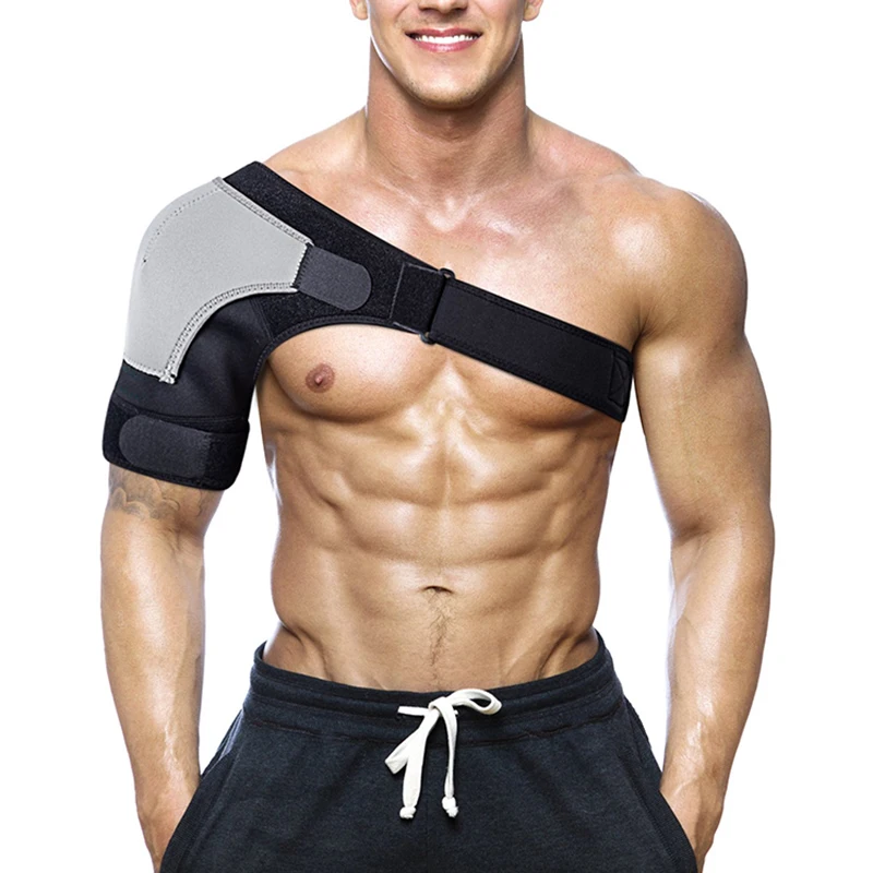 Adjustable Shoulder Support Brace Pad Belt Band Strap Wrap Neoprene Shoulder Compression Sleeves Back Brace Guard