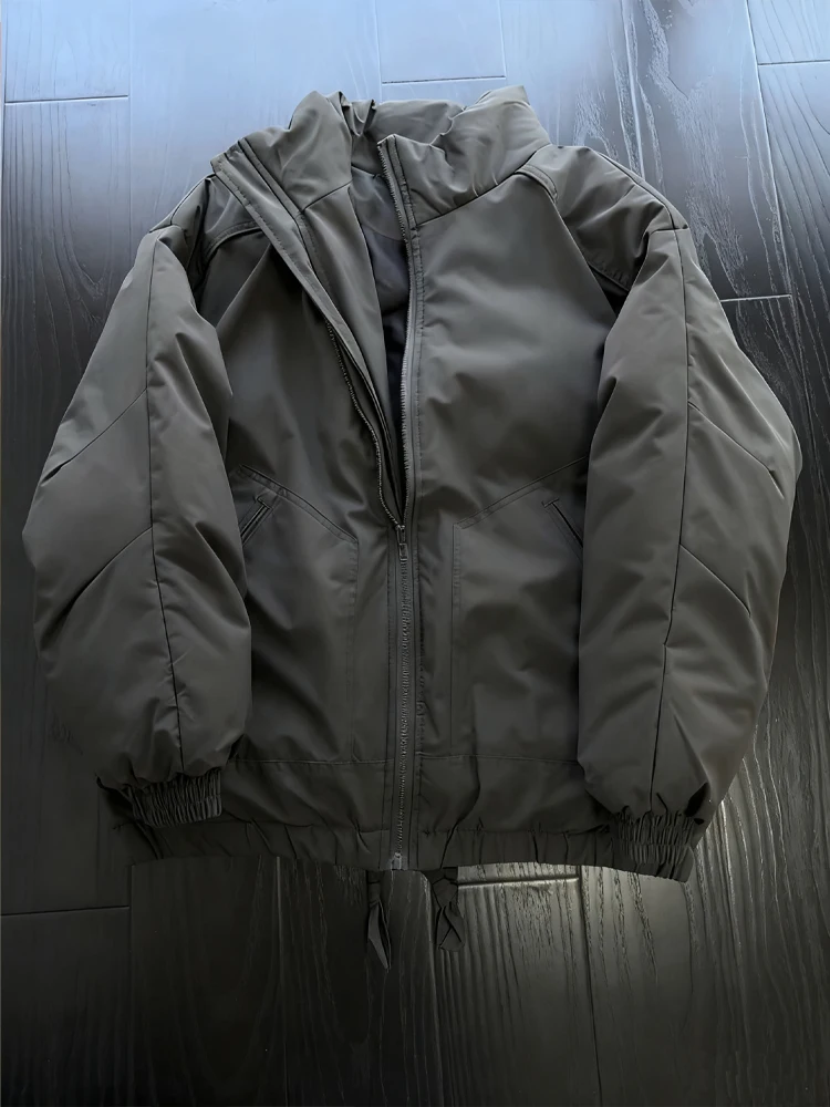 

Мужская зимняя куртка-бомбер Bla Bomber Flight Jaet из хлопка, в американском стиле, с воротником-стойкой, повседневная верхняя одежда Cleanfit из хлопка.