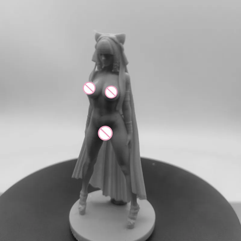 الفتاة المصرية لتقوم بها بنفسك الراتنج الشكل 1/24 مقياس 75 مللي متر الارتفاع الرأسي تجميع نموذج عدة غير مجمعة Dioramas غير مصبوغ تماثيل لعبة #2