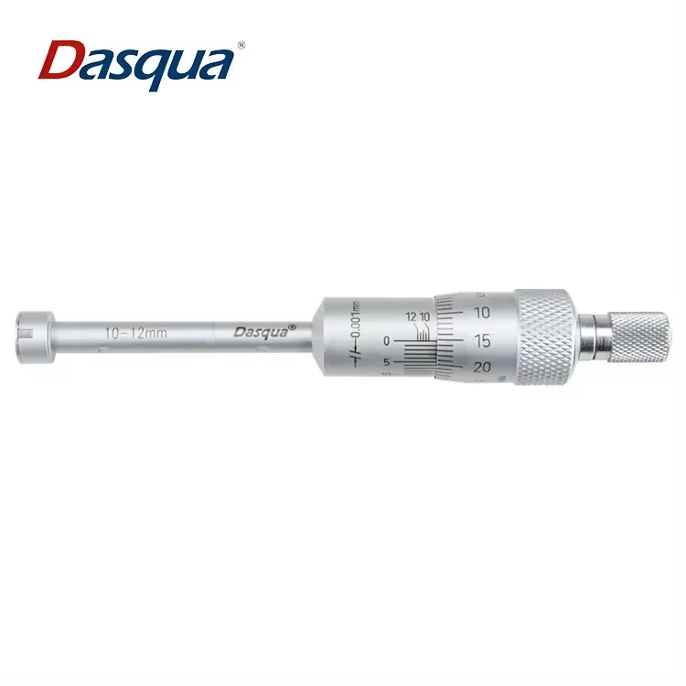 2025 Dasqua High Precision 12-20mm Three Points Internal Inside Micrometers Set With Extension Rods