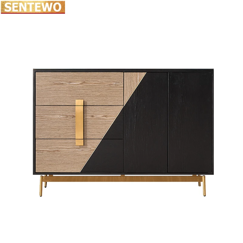 Designer Style Kitchen Luxury Wooden Sideboard Locker Cabinet Aparador Cassettiera Drawer Mobili Da Cucina Dining Room Furniture