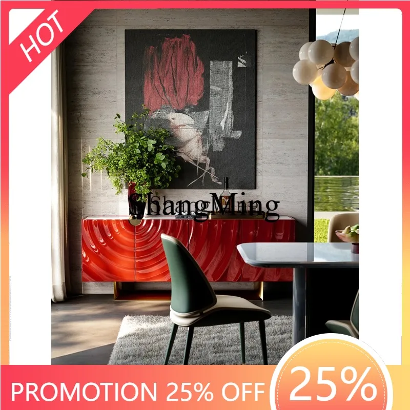 CL Simple Villa Restaurant Light Luxury Xuan Cabinet Side Cabinet Minimalist