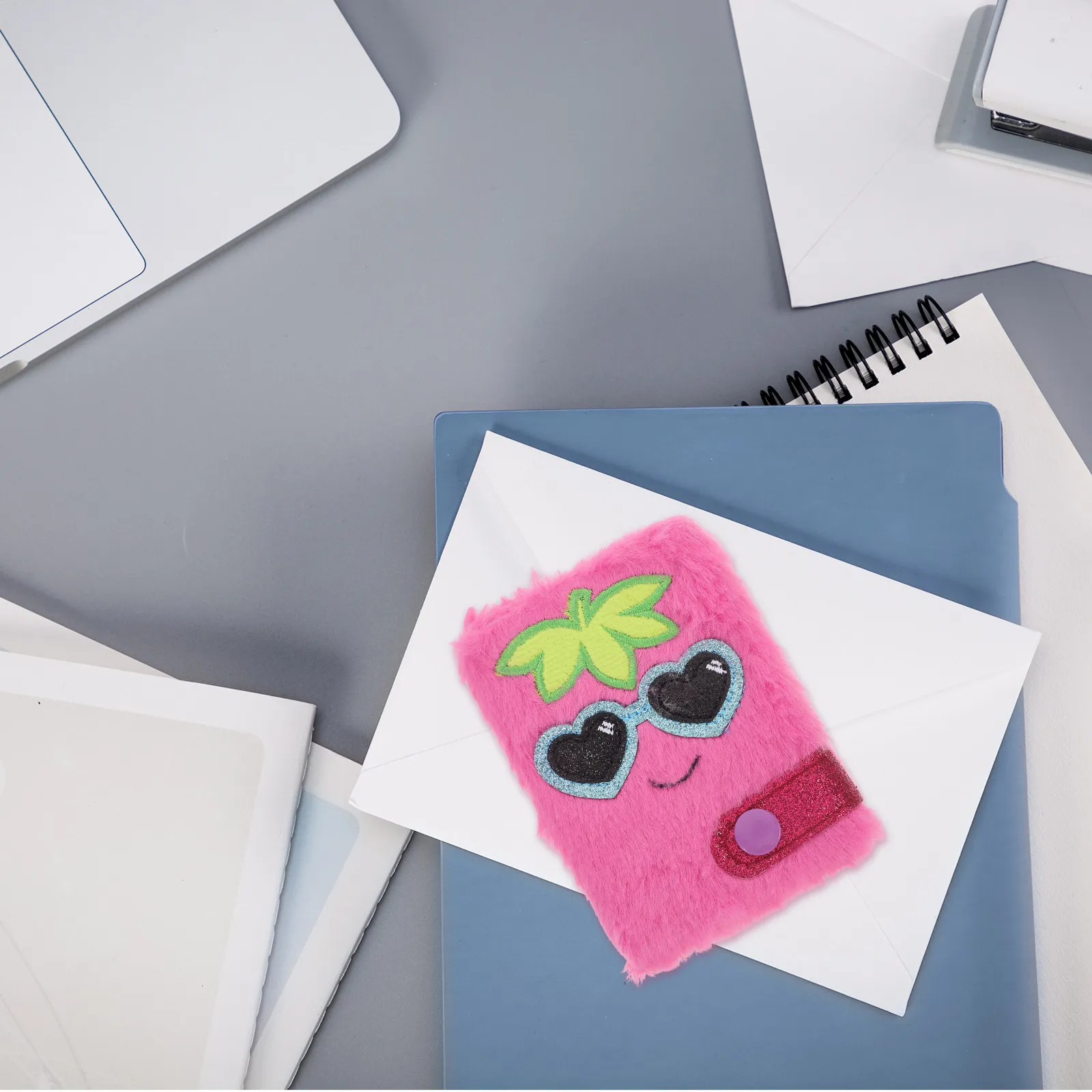 Cartoon Diary Book Soft Cover Note Book Adorable Mini Pocket Notebook Cute Writing Journal Daily Use Multi-Function Notebook