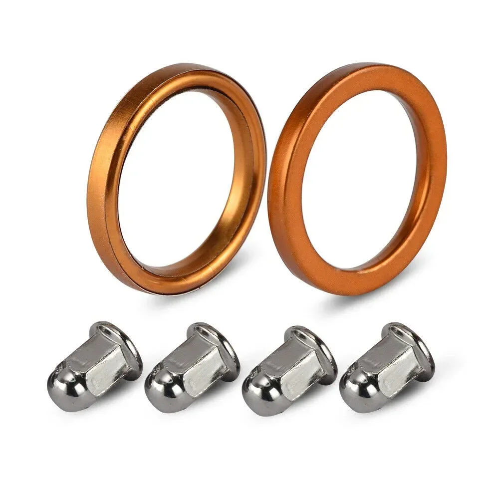 4pcs Replace 18291-MN5-650 18291-216-000 Exhaust Gasket Nuts For Honda CRF150F CRF230F GL1500 GL1800 TRX250 TRX350 VF500 VF750