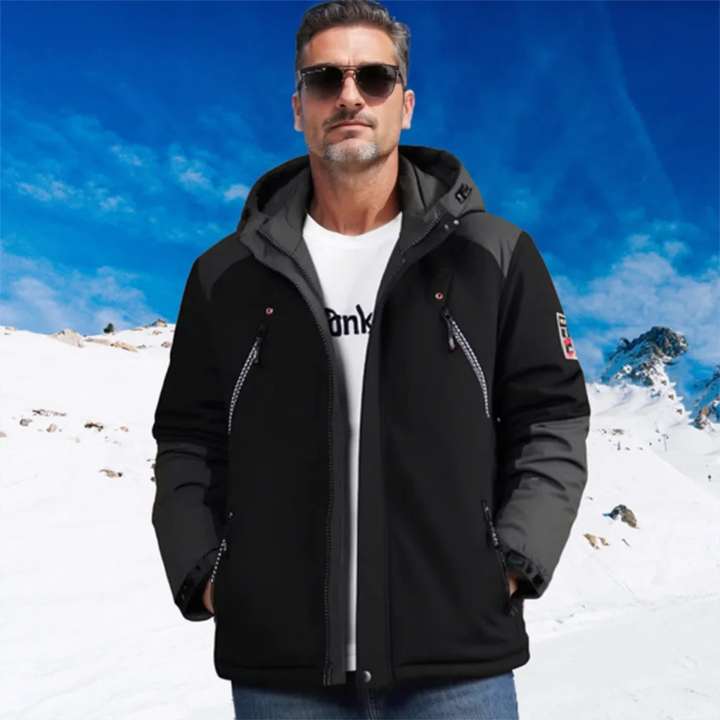 

Winter Ski Suit For Men Windproof Thicken Warm Ski Jackets And Pants Outdoor Snowboard Wear Sets for Husband Camping Large Size