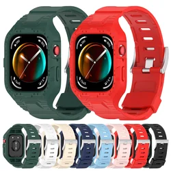 Silicone Strap For Huawei Watch Fit 3 Band Case Bracelet Wristband Huawei watch fit3 Tpu Casing Full Covers shockproof Watchband