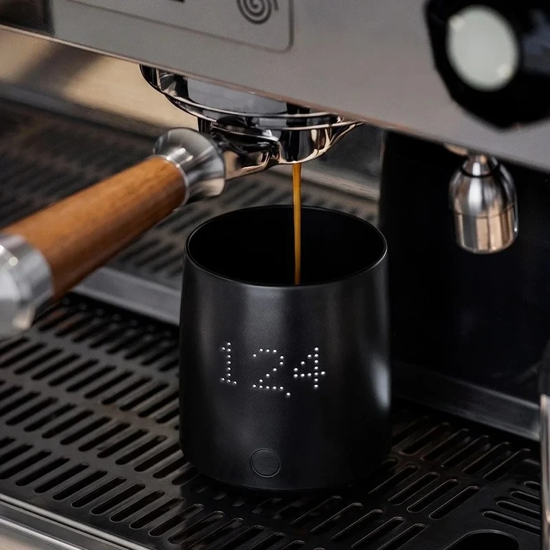 JUSTINLAU Electronic Coffee Weighing Cup High Precision Waterproof Espresso Scale Pour-over Electronic Scale Bean Cup Barista view 3