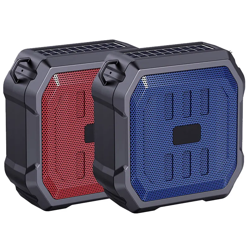 

Portable Wireless Bluetooth Speaker with FM Radio TF Card Slot Speaker, Speaker with Bicycle Stand Bracket and Bright LED Light