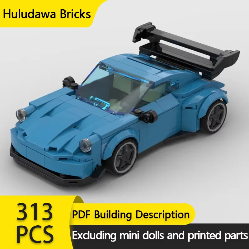 City Car Speed Champion Model MOC Building Bricks 993 Sports Cars Modular Technology Gifts Holiday Assemble Children Toys Suit