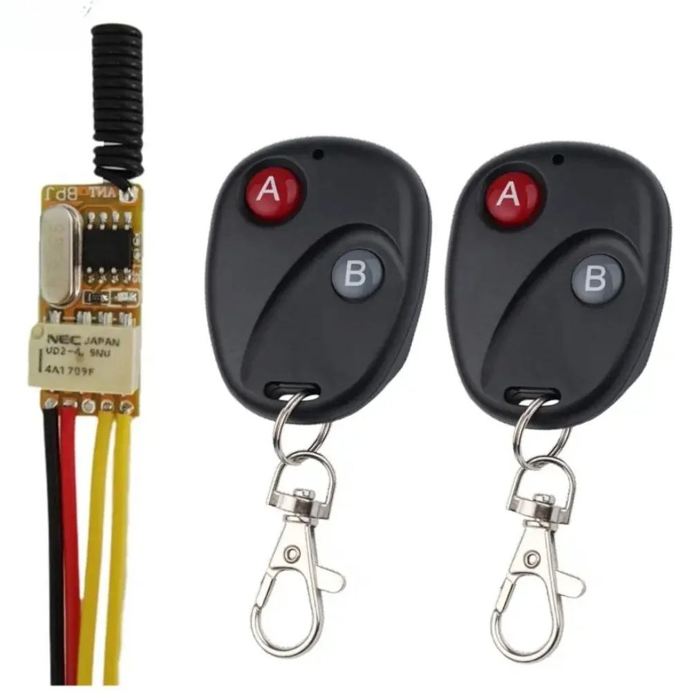 

1pcs Relay Remote Control Switch DC3.5V-12V For Mini RF Remote Control Switch Relay Contacts Wireless Switch