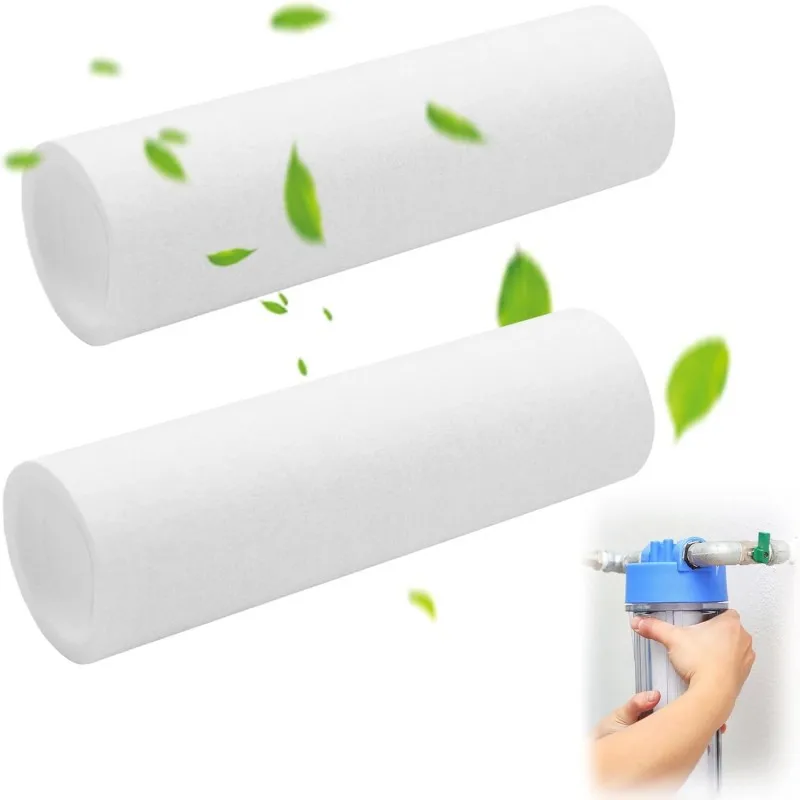 【2Pcs PP Cotton Filter】Replacement Water Filter Candle for Gravity Water Filter System, Home Water Purification