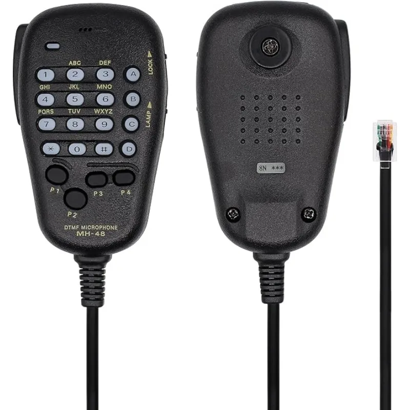 Handheld Microphone Speaker MH-48A6J with Button for YAESU FT-2900R FT-8900R FT-7900R FT-1807 FT-7800R FT-1900R FT-1500M FT8500M