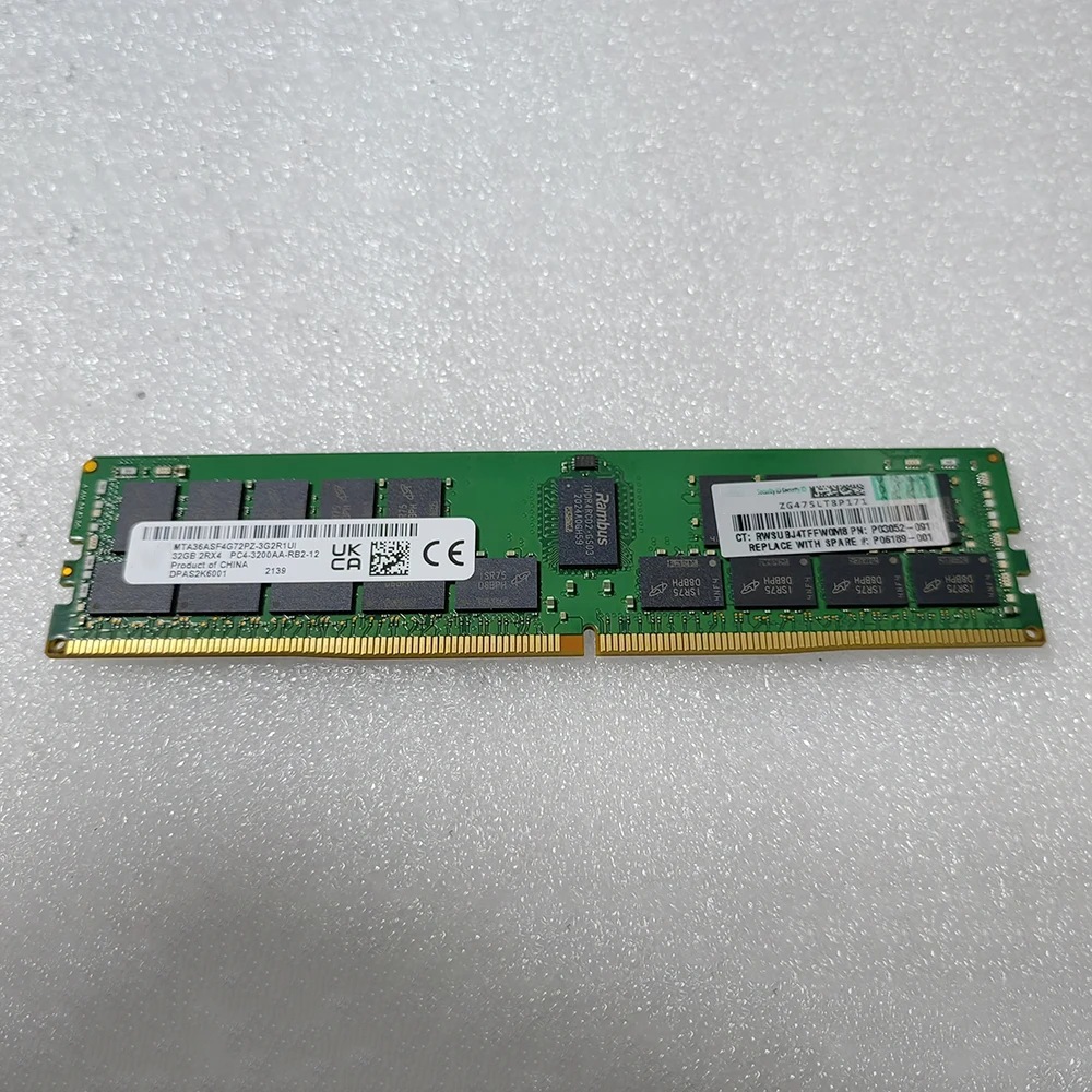 32G PC4-2933Y P00924-B21 P03052-091 P06189-001 32GB 2Rx4 DDR4 2933 Server Memory