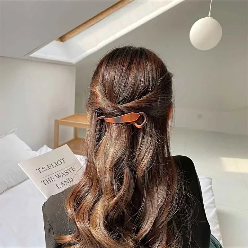 Jepit Rambut Warna Polos Baru Klip Rambut Buram untuk Wanita Jepit Rambut Jepit Rambut Kuncir Kuda Jepit Rambut Mode Aksesori Rambut