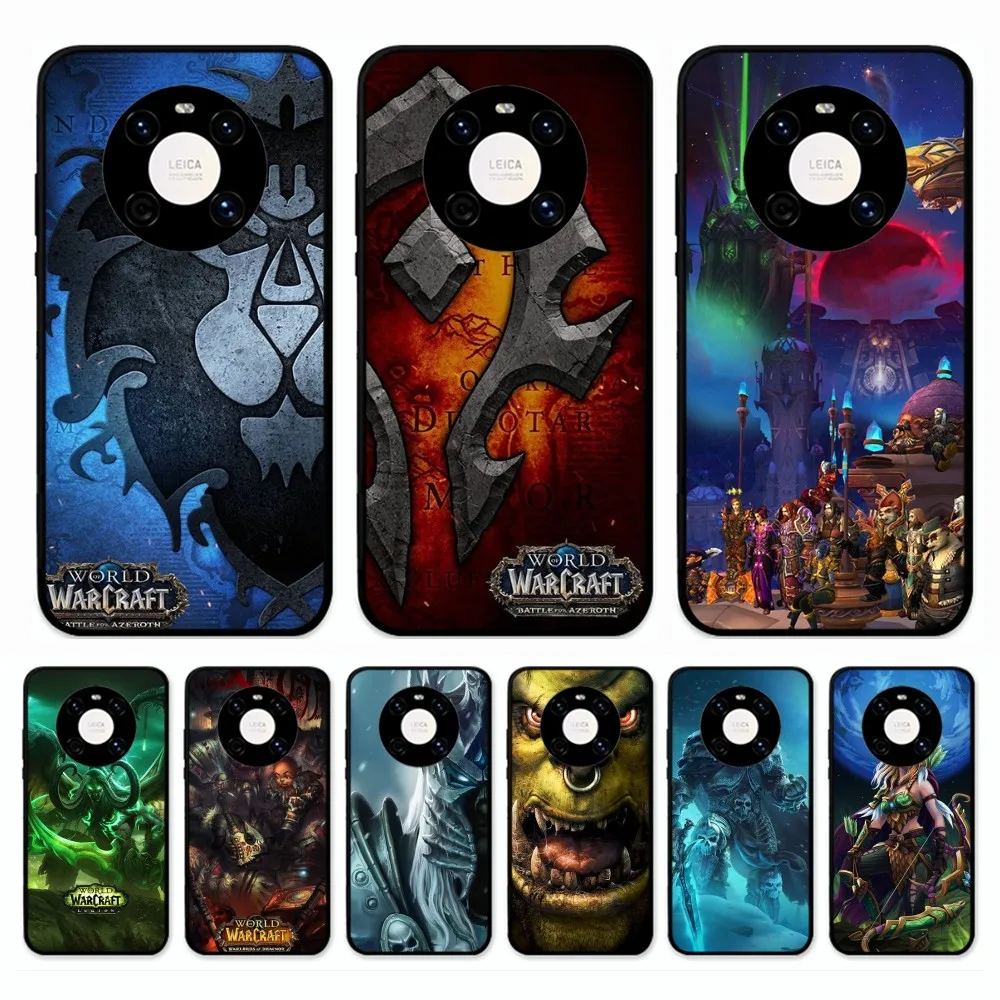 Warcrafts Of World W-WOW Game Phone Case For Huawei Mate 10 20 30 40 50 Lite Pro Nova 3 3i 5 6 SE 7 Pro 7SE