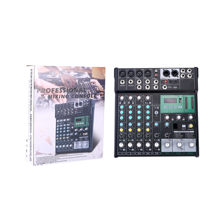 Voxfull MAR800 Professional Public Address System Max Power Recording Stereo Audio Mixer Mixing Console