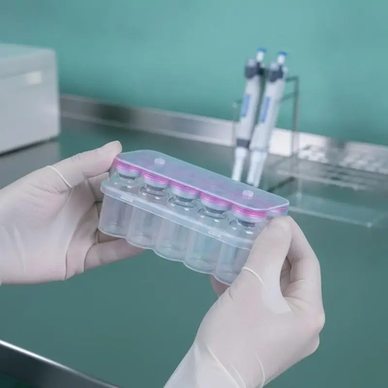 @# Mini Peptide Storage Case Easy to Clean - Fits 3/5/7/10/20ml Vials - Home Daily Storage Container - 1 Pack