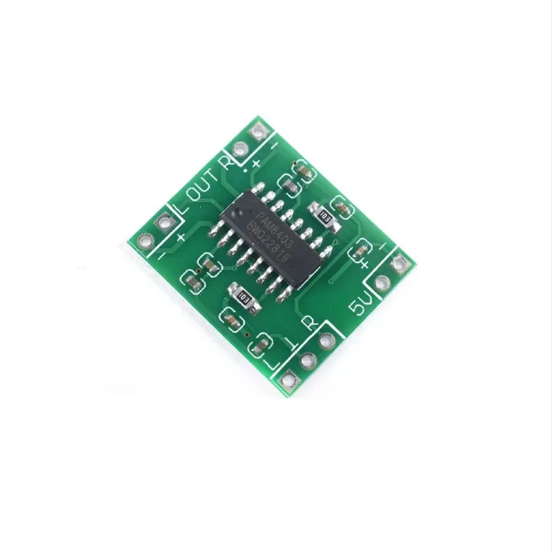 PAM8403 module ultra small mini 2x3W dual channel stereo D-class digital amplifier board audio amplifier module 6