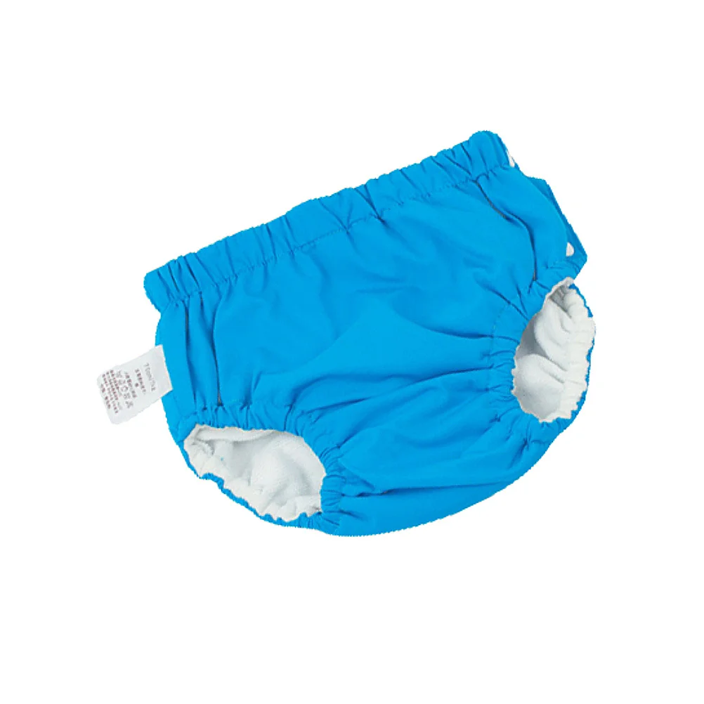 ملابس سباحة للأطفال سروال حفاضات مقاوم للماء أزرق 70 سم قابل للتعديل وقابل للغسل ومضاد للتسرب وخصر مرن ناعم سروال سباحة للأطفال للفتيات #6