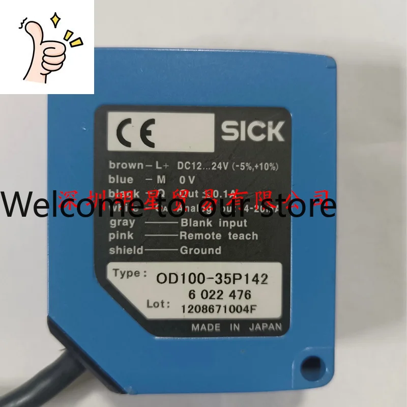 

OD100-35P142 German SICK Laser Sensor Original Genuine Fake One Penalty Ten
