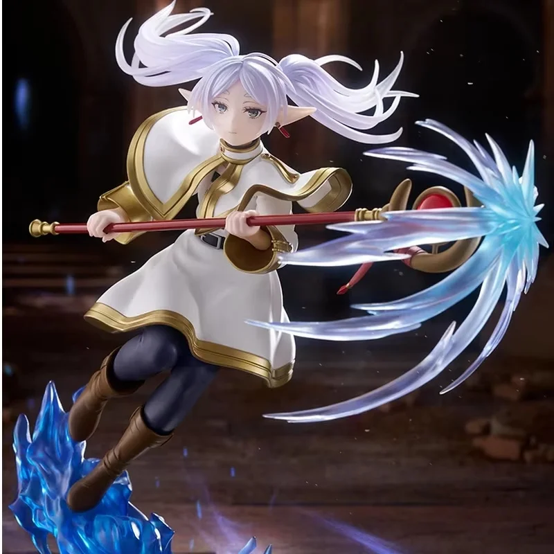 21cm Anime Frieren: Beyond Journey'S End Frieren Girl Figure Toy Desktop Ornament Model Statue Surprise Gift Collectible