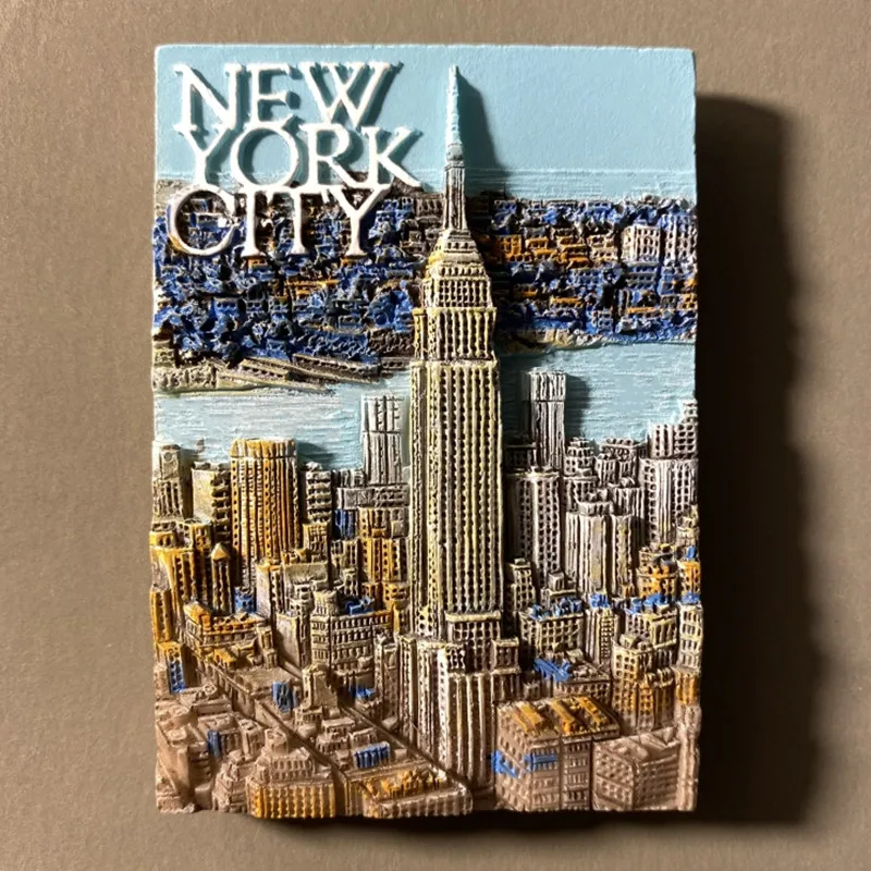 North America USA New York Florida Las Vegas San Francisco Chicago Fridge Magnets Tourism Souvenir Refrigerator Magnetic