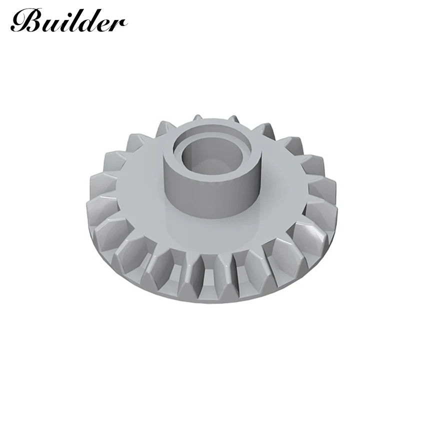 Little Builder 87407 MOC Technology Part 20 Tooth Gear Building Blocks DIY Creative Assembles Particles Toys for Children 10pcs