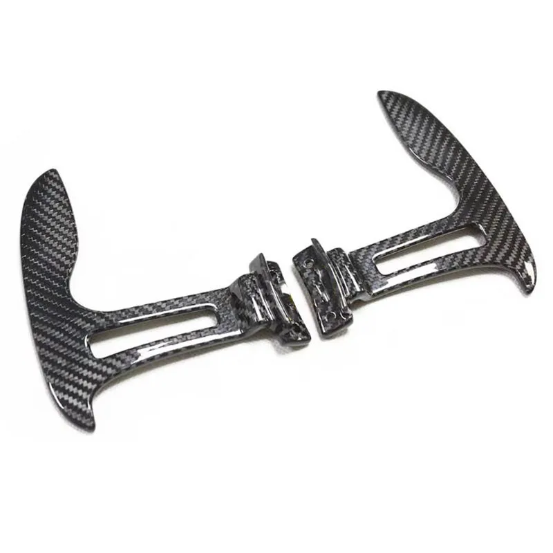 Real Carbon Fiber Car Steering Wheel Shift Paddle  For Maserati Ghibli Quattroporte VI Levante 2013-IN Interior Trim