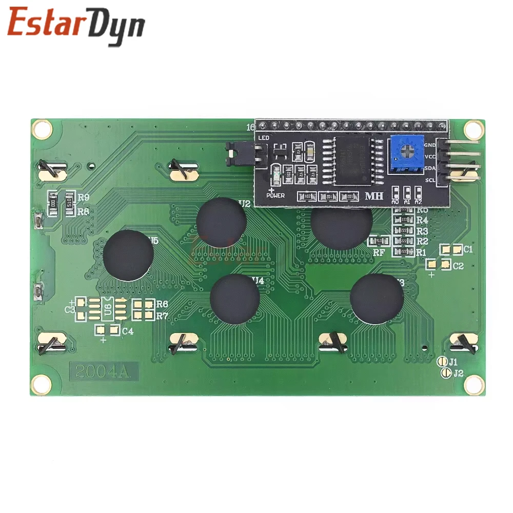 LCD2004 with I2C Serial Adapter Module 20x4 Character Blue/Green Display for Arduino UNO R3 Mega 2560 Robot Smart Home Project
