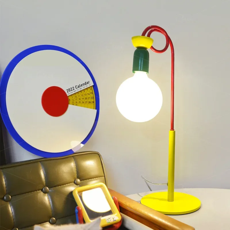 

Memphis Floor Lamp Art LED unique macaron Standing Light For Children room decor Living Room bedroom lighting