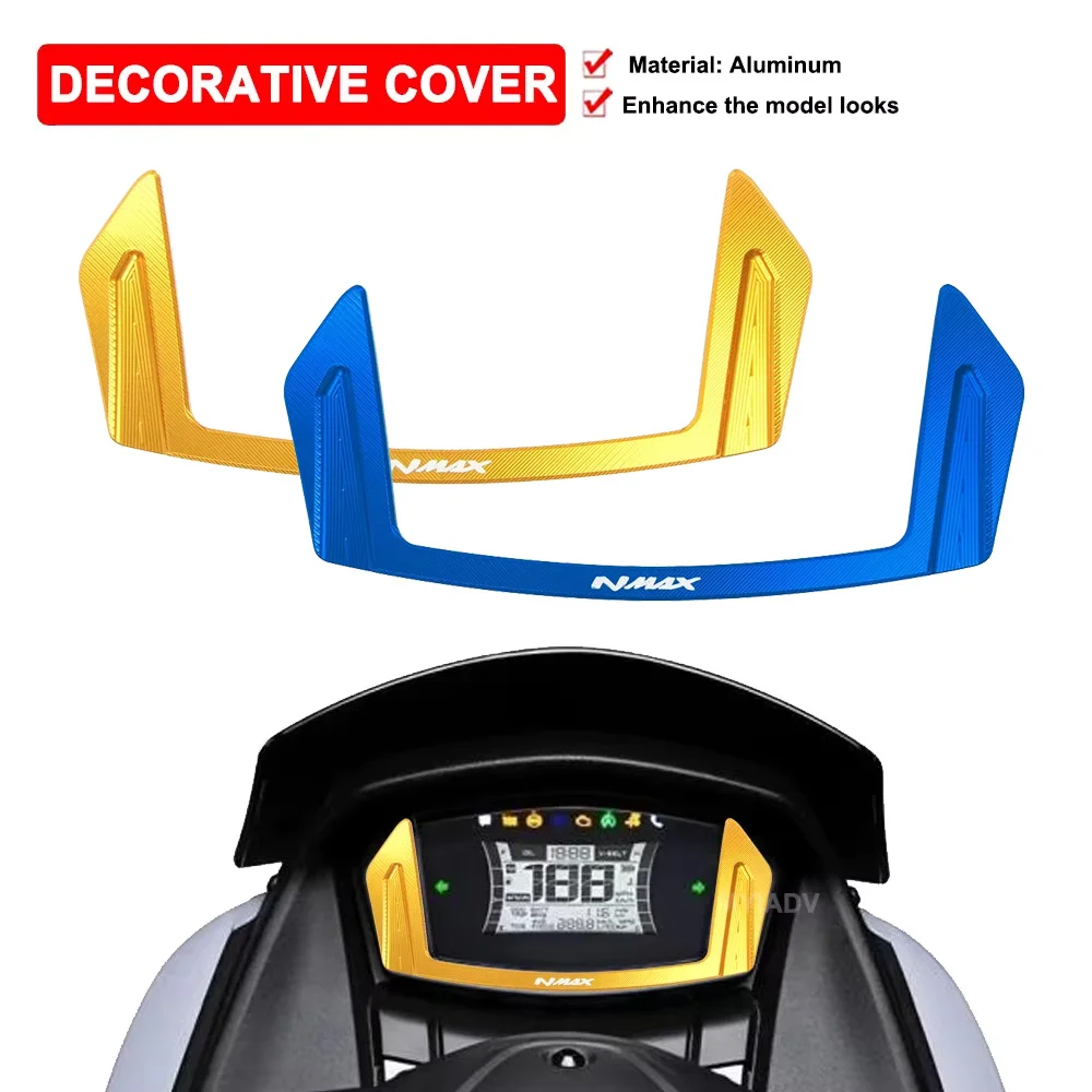 

Motorcycle Dashboard Instrument Frame Trim Decorative Cover For Yamaha NMAX155 NMAX125 NMAX160 NMAX 155 125 160 2020-2022 2023