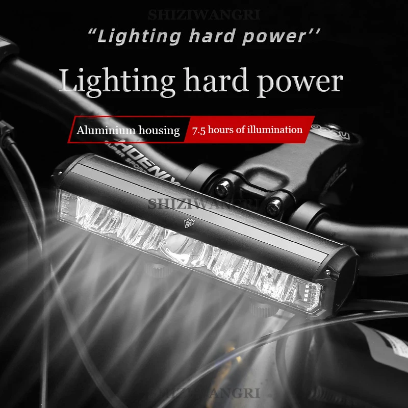 自転車ライト 8000mAh 5 LED 自転車ライトフロント充電式 LED 懐中電灯 5200LM ヘッドライト電源銀行自転車アクセサリー
