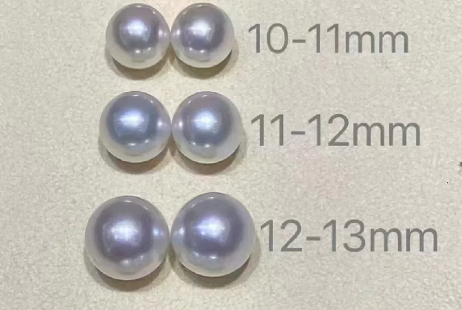 Classic natural pearl earrings 925s/AAAA10-11mm * 11-12mm * 12-13mm