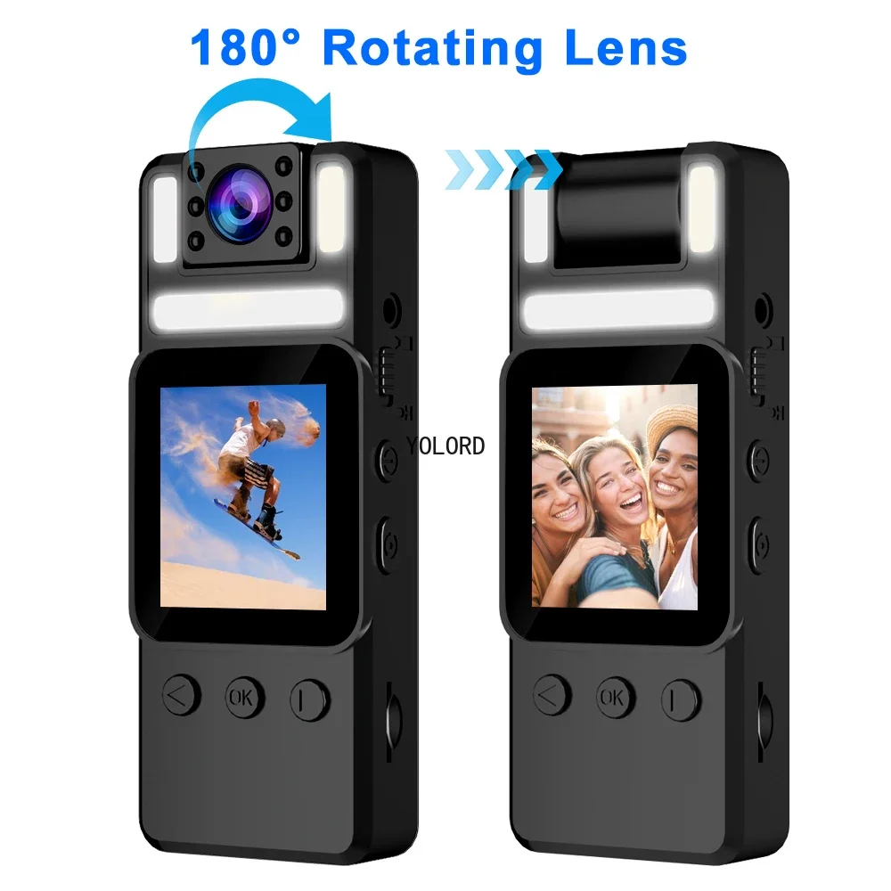 Wifi Mini Camera 1080P Portable Digital Video Recorder Small Body Cam Night Vision DV Miniature Motorcycle Camcorde 2000mAh