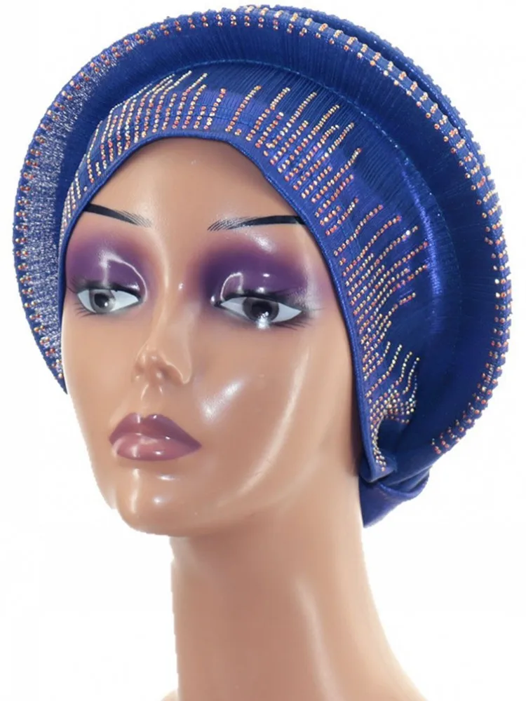 2026년 신상 아프리카 헤드타이 터번 나이지리아 오토 겔레 헤드랩 오토 겔레 여성 터번 캡 웨딩 겔레 무슬림 헤드랩 보닛