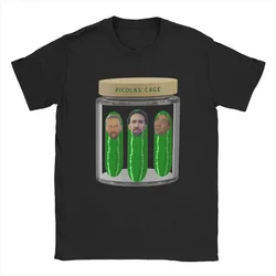 Men's Picolas Cage Nicolas Cage T Shirt Cotton Tops Funny Short Sleeve O Neck Tee Shirt Birthday Gift T-Shirts