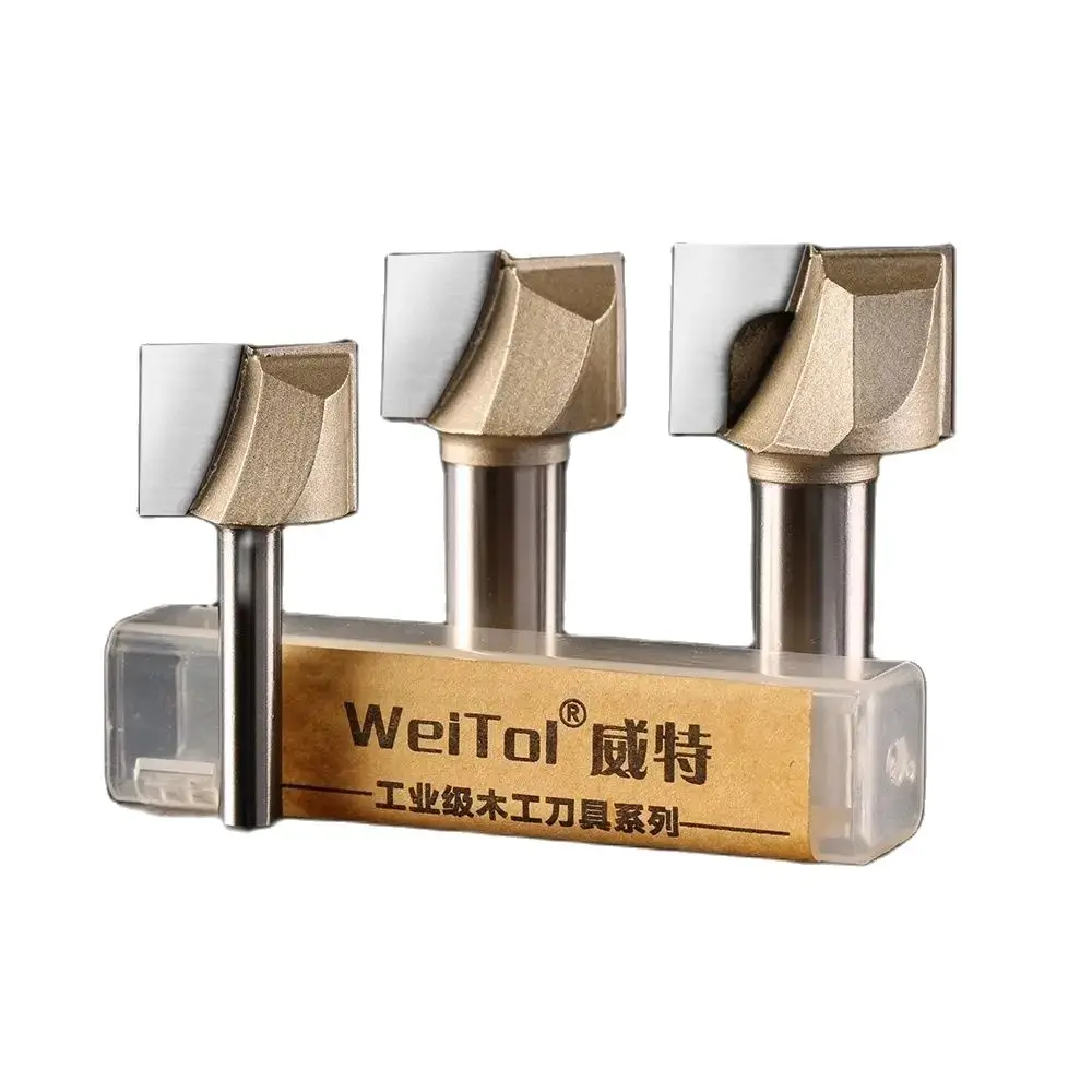 

Weitol 1pcs 1/4 or 1/2 inch cleaning bottom bit woodworking tools CNC engraving bits router bit wood tools