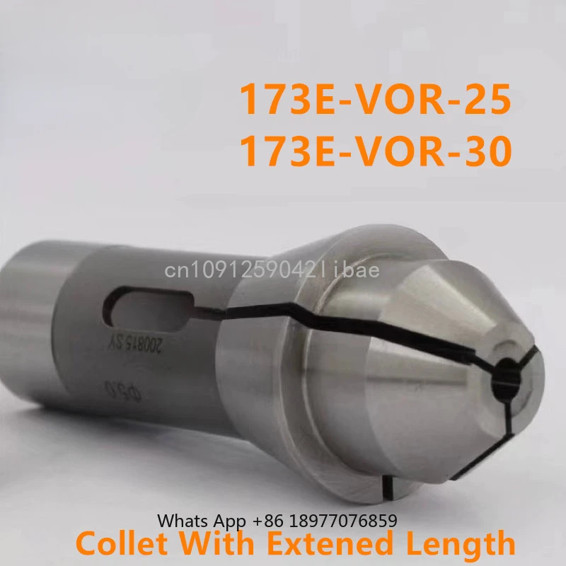 

E173-VOR-25 E173-VOR-30 Collet With Extened Nose CNC Automatic Lathe Extra Long Extened Length F48 173E Collet Chuck