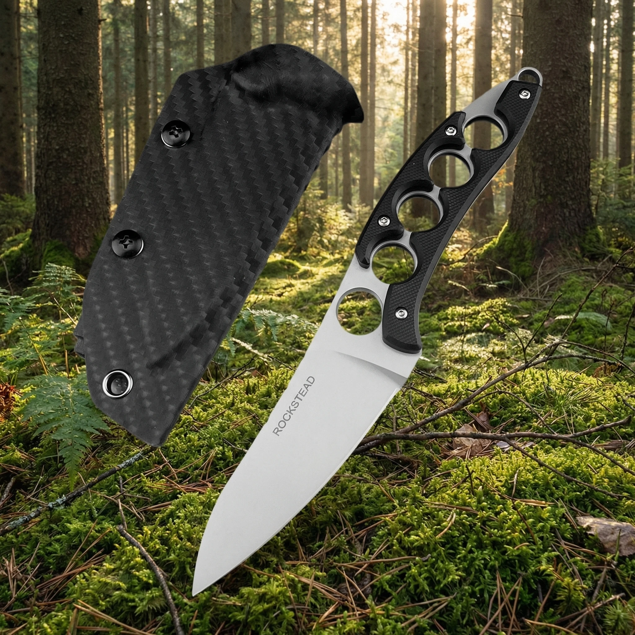 

Нож с фиксированным клинком для активного отдыха, сталь 8Cr13Mov, рукоять G10, мужской походный нож для выживания с ножнами, подарок, мультитул