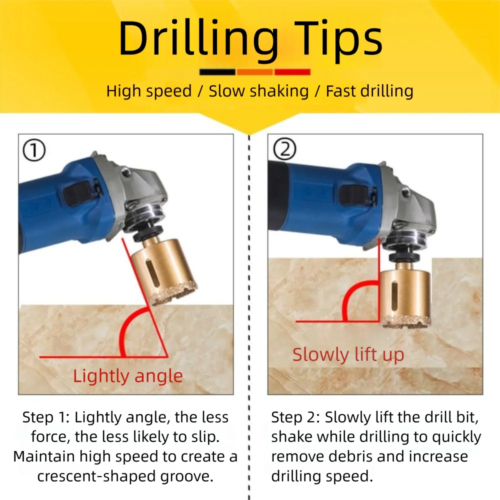 Desain Benang Bit Inti Brazing Vakum Rilis Cepat Bit Inti Pengeboran Kering Mengunci Sendiri Mur Flange Pelat Penekan