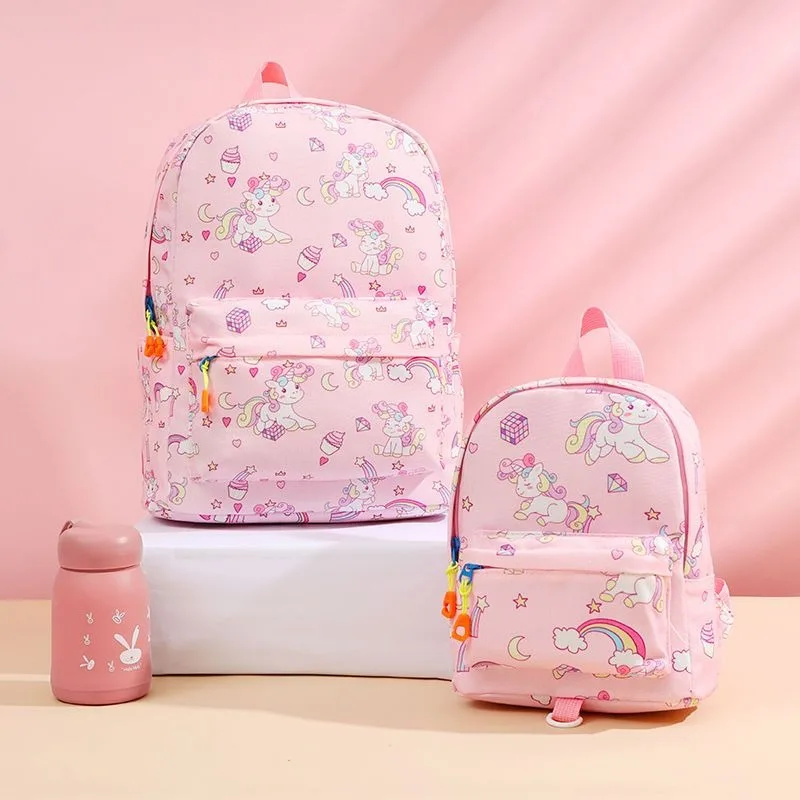 กระเป๋าเป้การ์ตูนมายลิตเติ้ลโพนี่เจ้าหญิงน่ารักเซเลสเทียสำหรับเด็กผู้หญิง กระเป๋านักเรียนที่ทันสมัยและไม่ซ้ำใคร อเนกประสงค์และพกพาได้