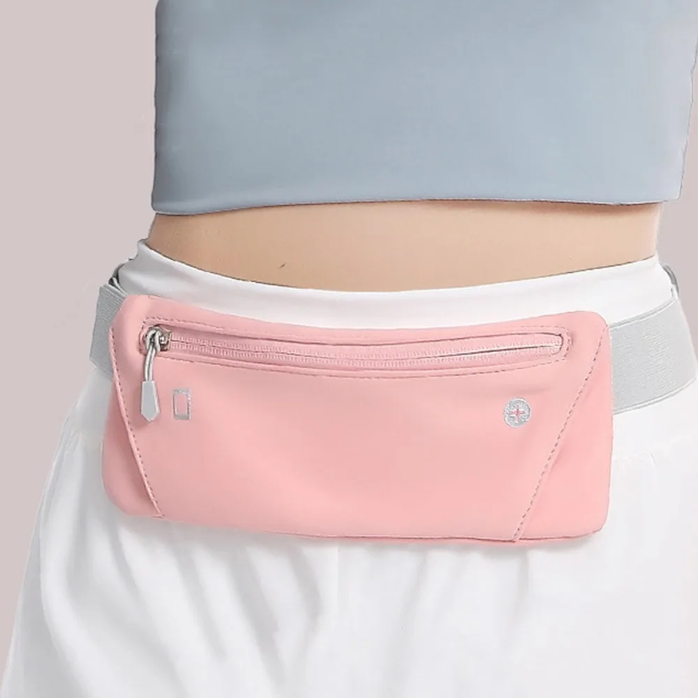 

Ultra-Thin Sport Mobile Waist Bag High Elastic Close Fitting Running Waist Bag Large Capacity Breathable Sports Phone Bag