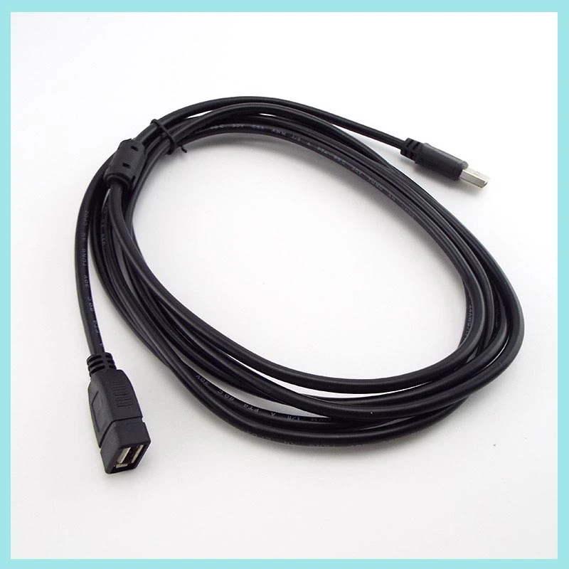 1.5m 3m 5m 10m USB 2.0 Extension Cable Data Male To Female Cable Super Speed Data Extender Cord Wire For PC Laptop Keyboard B2