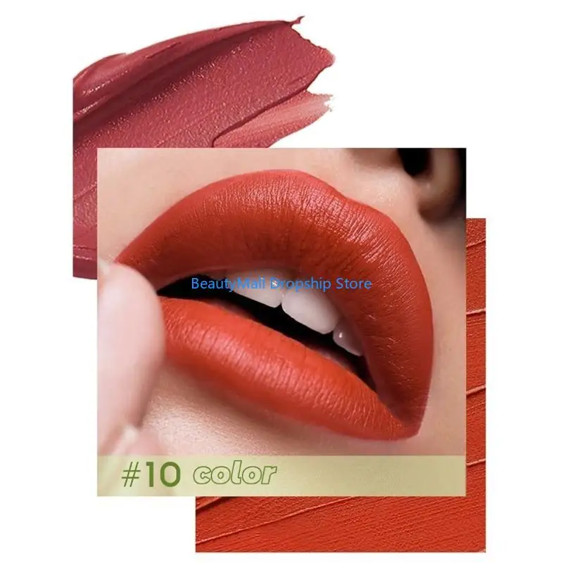 40JD Liquid Lipstick für Frauen glatte Anwendung Lippenstifte hoch pigmentiert mit Wischschutz und wasserdichtem Effekt