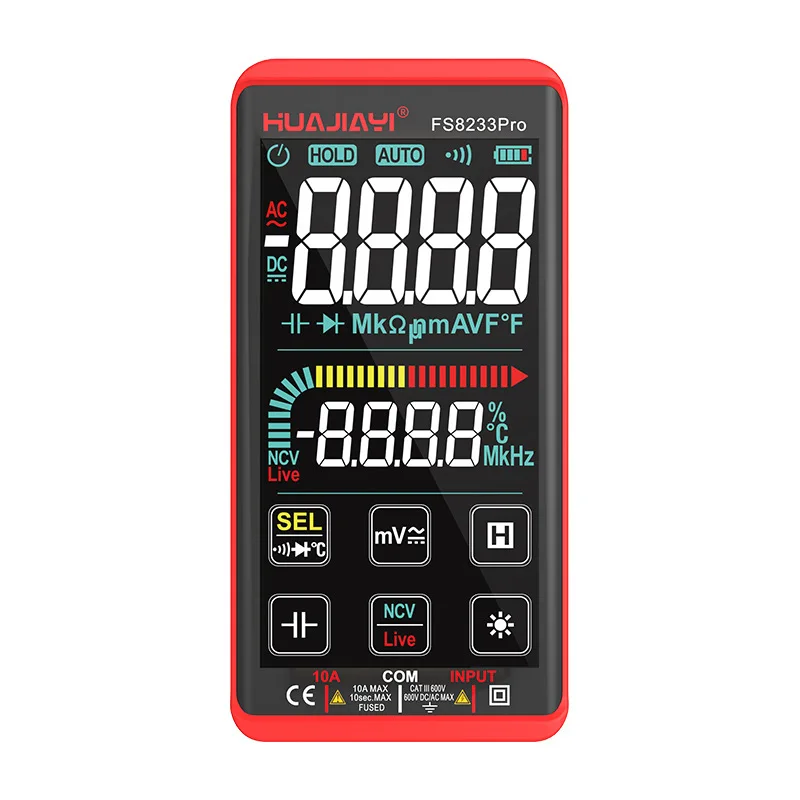 

FS8233Pro Multimeter High-precision Rechargeable Intelligent Anti Burn Universal Maintenance Electrician Household Voltmeter