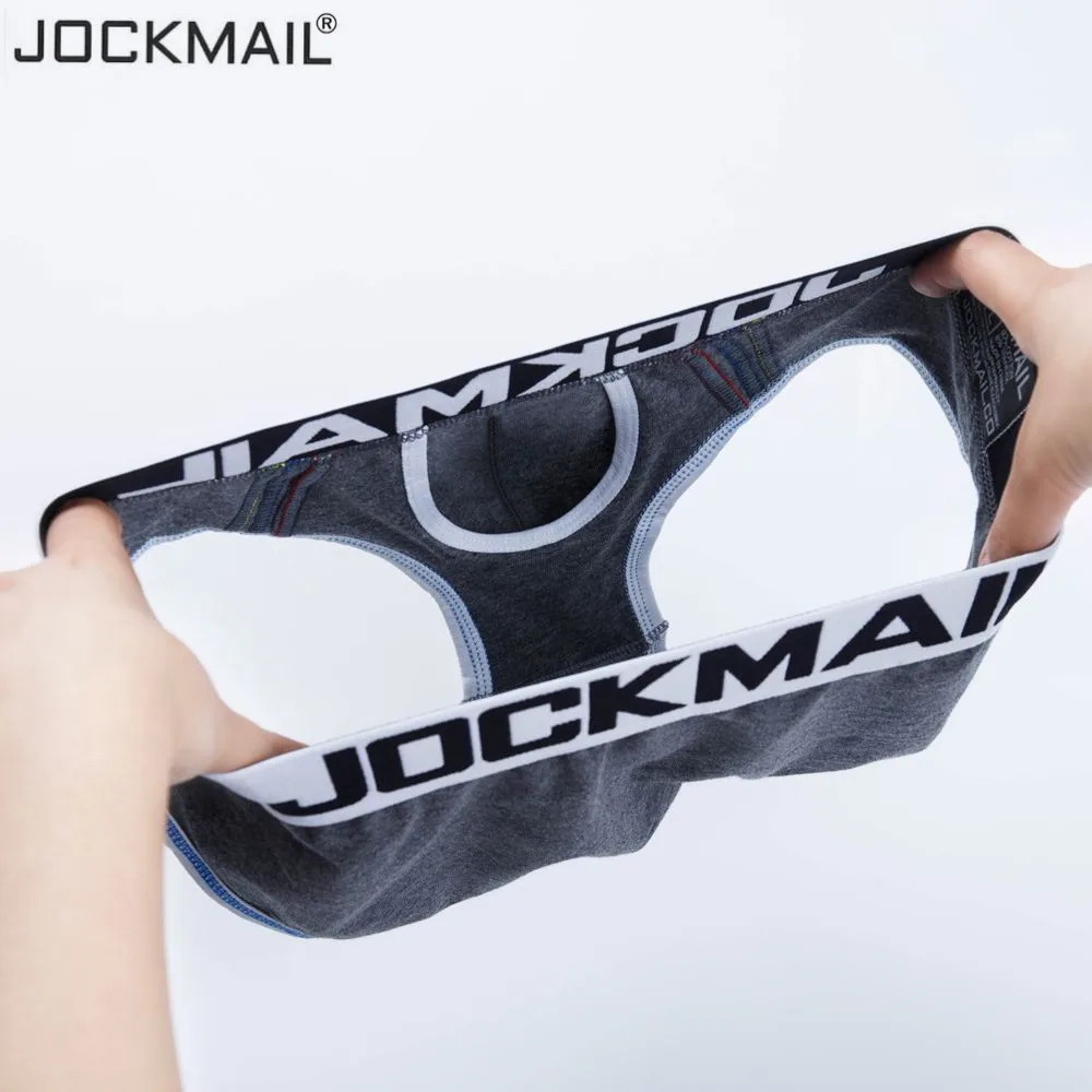 JOCKMAIL Men Underwear Briefs with Bulge Penis Pouch Push Up Underwear Breathable Sexy Lingerie Comfortable Cotton Underpants