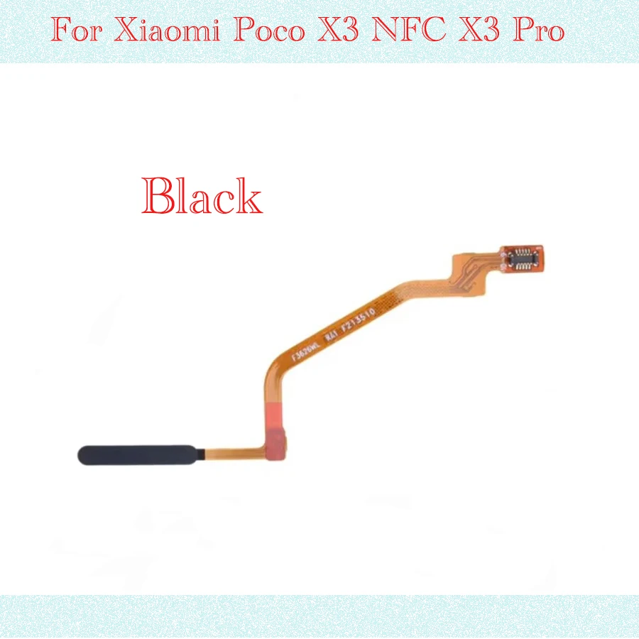 New Fingerprint Scanner For Xiaomi Poco X3 Home Button Fingerprint Menu Return Key Sensor Flex Cable