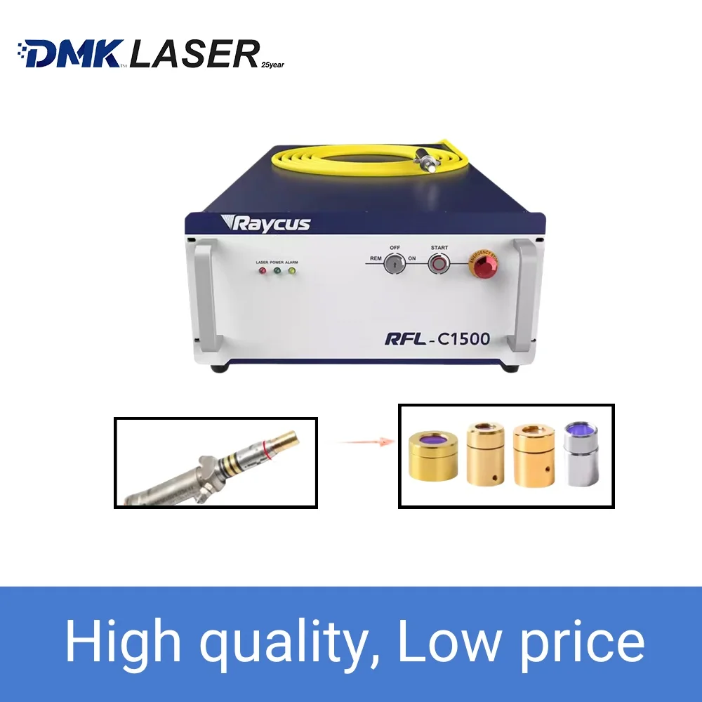DMK Raycus QBH laser Protective Cap Windows Crystal Gold/Silver D12.7 D12.8 For Welding Cutting Laser Source Optical Fiber Cable