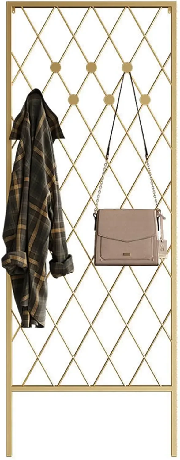 Simple Creative Metal Coat Stand Corner Garment Rack, Garment Rack Hall Tree Storage, Entryway Coat Rack, Standing Coat Jackets